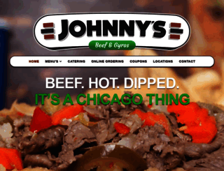 johnnys-beef.com screenshot