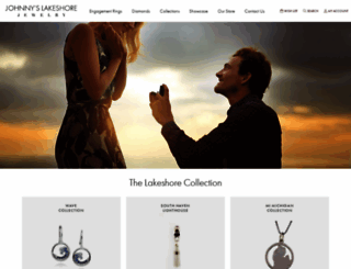 johnnyslakeshorejewelry.com screenshot