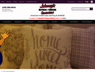 johnnysmattress.com screenshot
