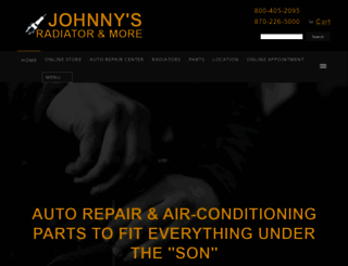 johnnysradiatorshop.com screenshot