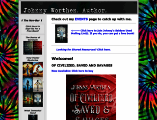 johnnyworthen.com screenshot