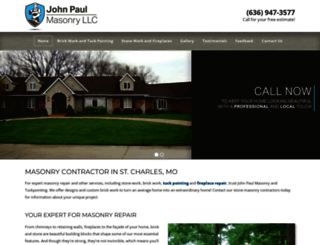 johnpaulmasonry.com screenshot
