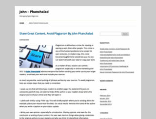 johnphanchalad1.wordpress.com screenshot
