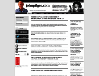 johnpilger.com screenshot