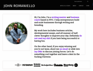 johnromaniello.com screenshot