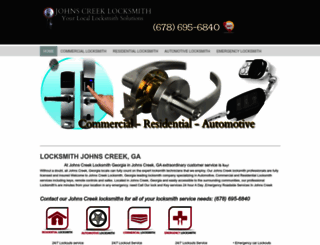 johnscreek-locksmith.com screenshot