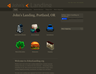 johnslanding.org screenshot