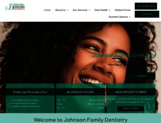 johnson-dentistry.com screenshot