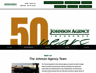 johnsonagency.org screenshot