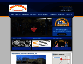 johnsonautoinc.com screenshot