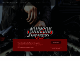 johnsonautowreckersplus.com screenshot