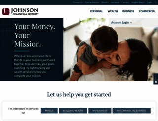 johnsonbank.com screenshot