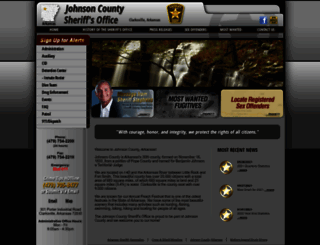 johnsoncosheriff.com screenshot