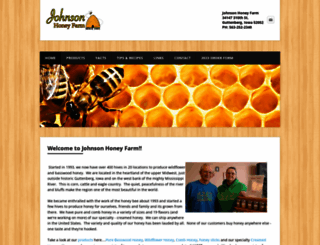 johnsonhoneyfarm.com screenshot