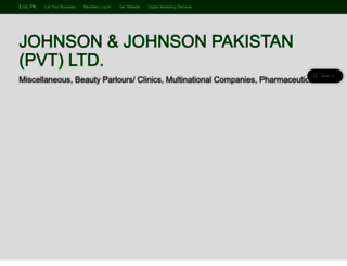 johnsonjohnsonpakistanpvtltd.enic.pk screenshot