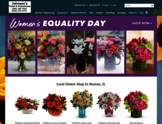 johnsonsfloral.com screenshot