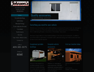 johnsonsportablebuilding.com screenshot