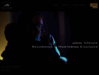 johnspencerecording.co.uk screenshot