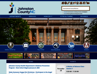 johnstonnc.com screenshot