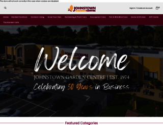 johnstowngardencentre.ie screenshot