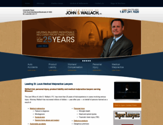 johnwallachlaw.com screenshot