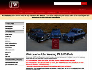 johnwearingp4parts.co.uk screenshot