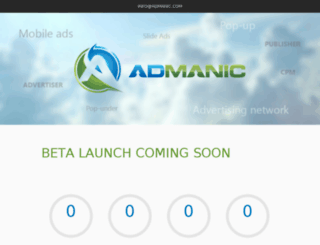join.admanic.com screenshot