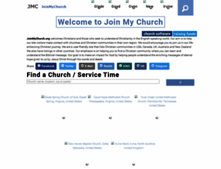 joinmychurch.org screenshot