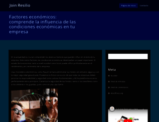 joinresilio.com screenshot