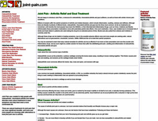 joint-pain.com screenshot