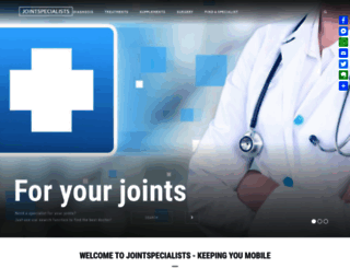 jointspecialists.org screenshot
