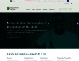 joinville.ifsc.edu.br screenshot