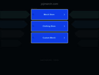 jojimerch.com screenshot