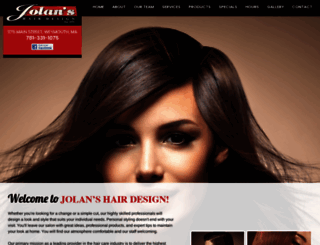 jolanshairdesign.com screenshot