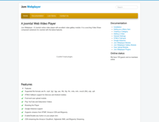 jomwebplayer.com screenshot