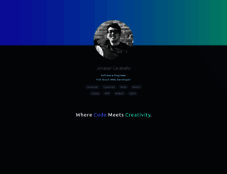 jonatancaraballo.com screenshot