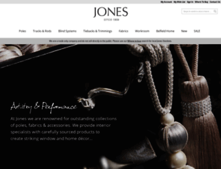 jones-interiors.com screenshot