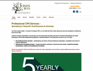 jonesandcompany.net screenshot