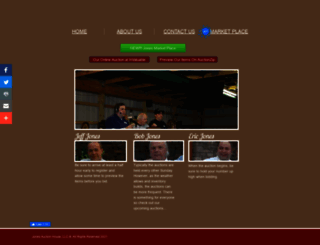 jonesauctionhouse.com screenshot