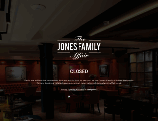 jonesfamilyaffair.co.uk screenshot