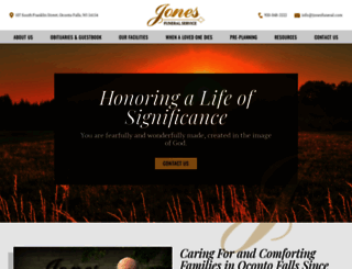 jonesfuneral.com screenshot