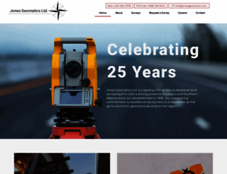 jonesgeomatics.com screenshot