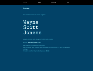 joness.com screenshot