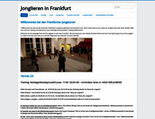 jongliertreff-frankfurt.de screenshot
