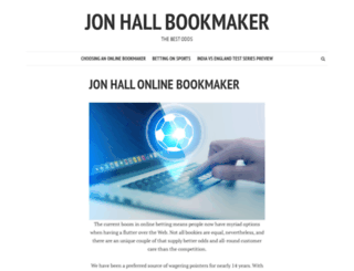 jonhall.info screenshot
