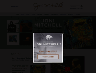 jonimitchell.com screenshot