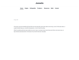 jonnetix.com screenshot