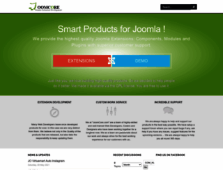 joomcore.com screenshot