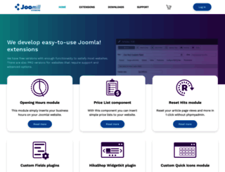 joomill-extensions.com screenshot