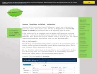 joomla-templates-erstellen.de screenshot